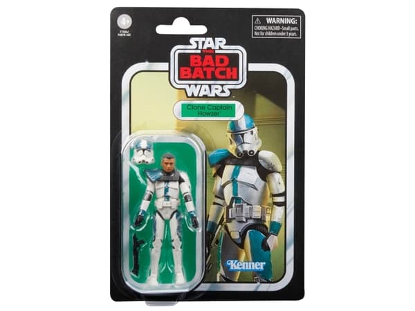 Star Wars Clone Captain Howzer, 4 år, Sort, Blå, Hvit, Plast
