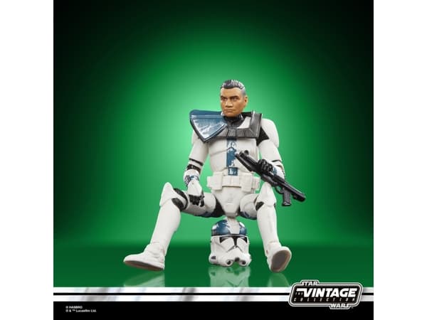 Star Wars Clone Captain Howzer, 4 år, Sort, Blå, Hvit, Plast