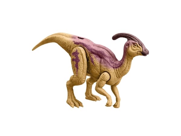 Jurassic World WILD ROAR Parasaurolophus, 4 År, Brun