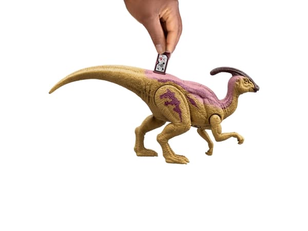 Jurassic World WILD ROAR Parasaurolophus, 4 År, Brun