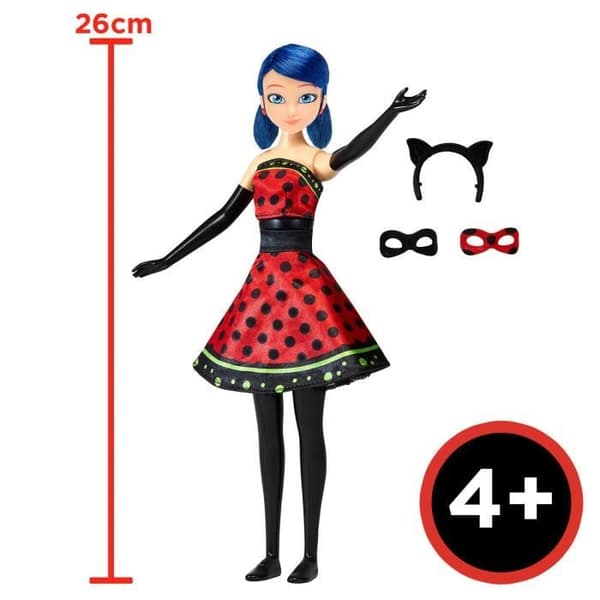 Ladybug Transformation Doll - BANDAI - Miraculous 26 cm - Outfitbyte