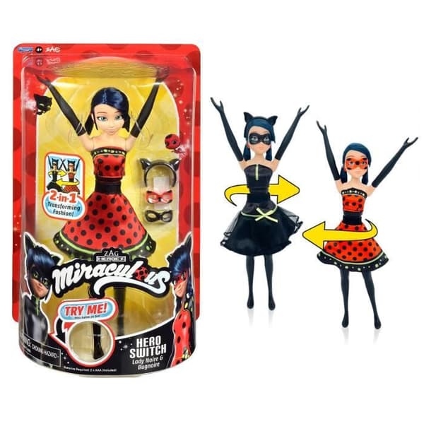 Ladybug Transformation Doll - BANDAI - Miraculous 26 cm - Outfitbyte