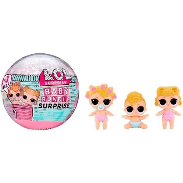 LOL. Surprise Baby Bundle - Minidocka - Slumpmässigt: från 1 till 3 bebisar, några med husdjur - från 4 år