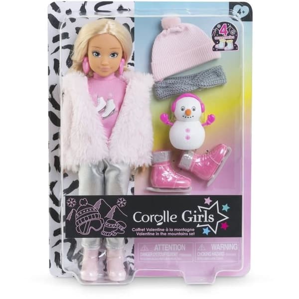 Docka - COROLLE - Valentine i bergen - 28 cm - 4 tillbehör - från 4 år