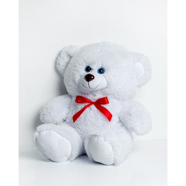 Nallebjörn GO GIFT TOMMY 65 WH Vit Plysch 65 cm