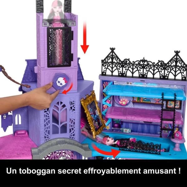 MONSTER HIGH Det Hemsökta Gymnasiet - Dockhus, mer än 35 tillbehör - Monster High - HLP88