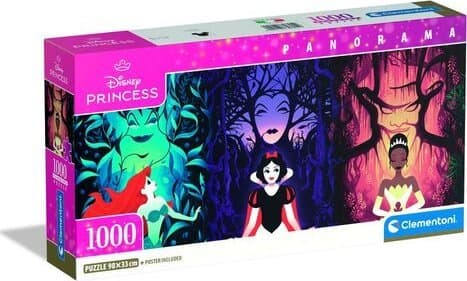 Clementoni Puzzle Panorama Disney Princess 1000 brikker (39894)