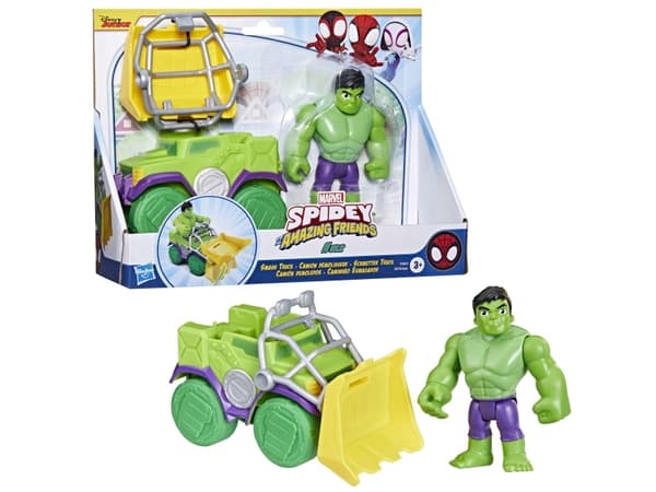 Spidey & Friends Vehicle & Figure 10 cm - Hulk