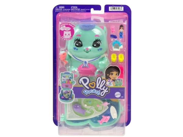 Mattel Žaidimų rinkinys Polly Pocket KITTEN'S CRUIZ BOX