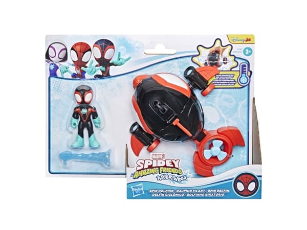 Spidey & Friends Water-Webs Vehicle Dolphin& Miles