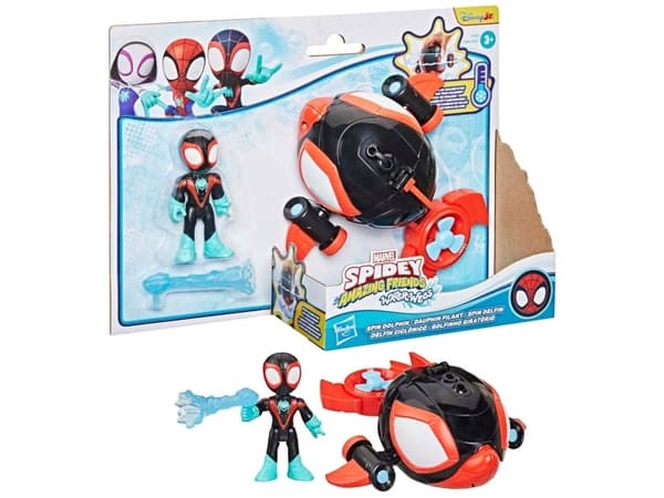 Spidey & Friends Water-Webs Vehicle Dolphin& Miles