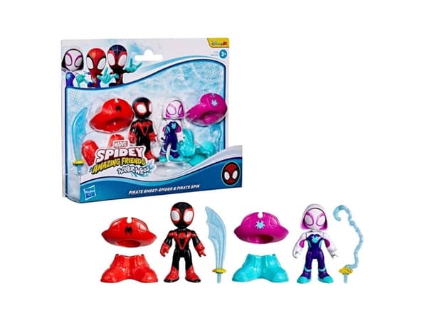 Spidey & Friends Water-Webs 2 Pack Fig 7,6 cm Asst
