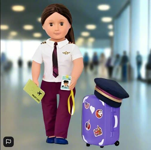 Our Generation Kaihily Professional Pilot Doll