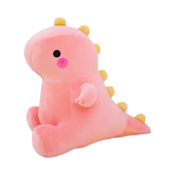 Mjuk Dinosaurie Gosedjur Kramkudde - Rosa 22 cm
