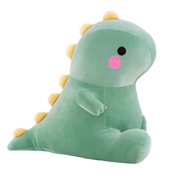 Blød Dinosaur Tøjdyr Kram Pude - Grøn 40 cm