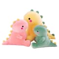 Miniatyrbillede 3 af 5: Blød Dinosaur Udstoppet Dyr Kram Pude - Pink 60 cm