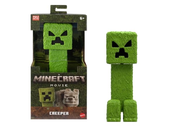 Mattel Minecraft Movie Large Creeper Action Figure (30 cm Collectible Figure)