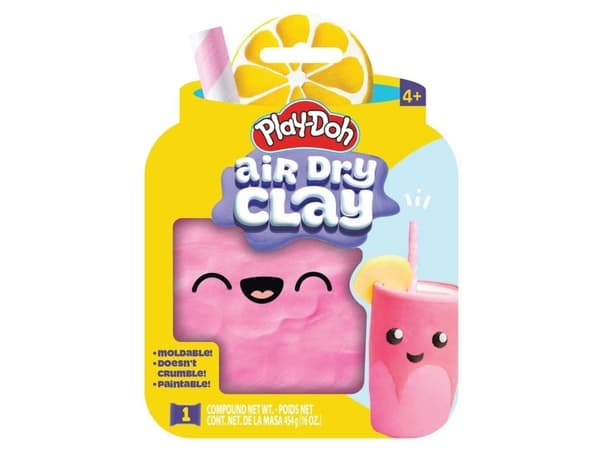 Play-Doh Air Dry Clay Shaped Bag Pink Lemonade