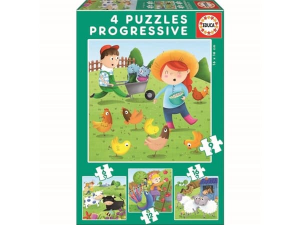 Educa 6-9-12-16 Farm Animals