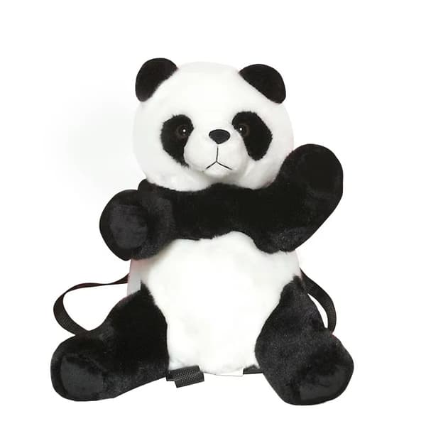 Söt Panda Ryggsäck Plysch Gosedjur & Axelväska i Ett
