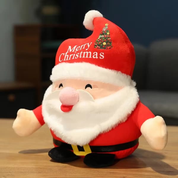 Mjuk Tomte Docka i Plysch Julkudde för Barn - 40 cm