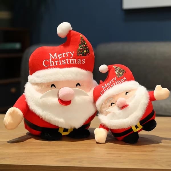 Mjuk Tomte Docka i Plysch Julkudde för Barn - 40 cm
