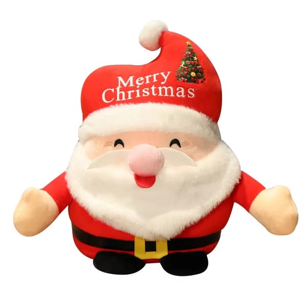 Mjuk Tomte Docka i Plysch Julkudde för Barn - 40 cm