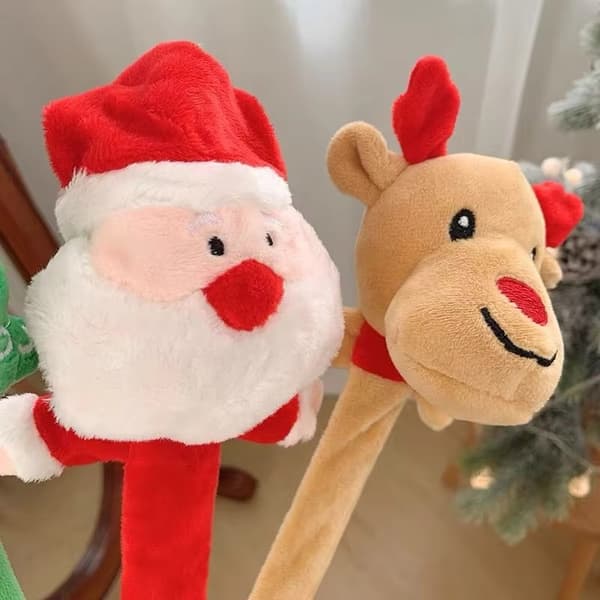 Klapparmband i Plysch Julklapp för Barn - Jultomten