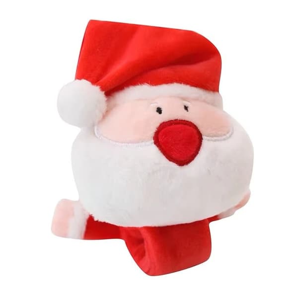 Klapparmband i Plysch Julklapp för Barn - Jultomten