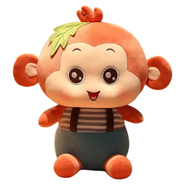 Söpö Huggy Monkey Pehmeä Pehmeä Pehmeä Puuvillapehmolelu - Ruskea 23 cm