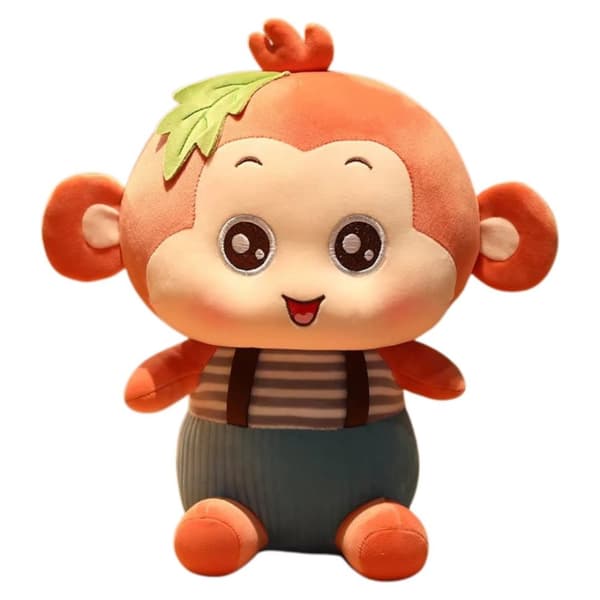 Söpö Huggy Monkey Pehmeä Pehmeä Pehmeä Puuvillapehmolelu - Ruskea 65 cm