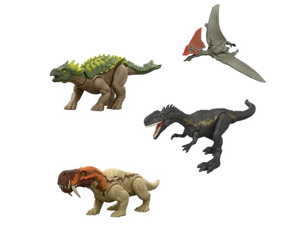 Jurassic World STRIKE ATTACK -sarja, 4-vuotiaat, Eri värejä, Muovia