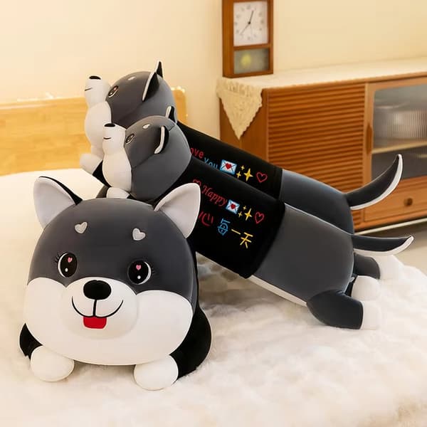 Husky Gosedjur Sovkudde & Mjukisdocka - 150 cm