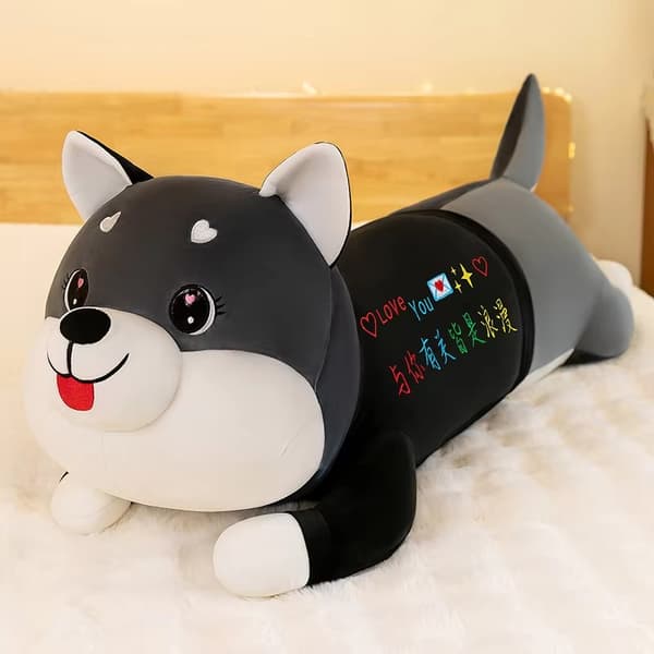 Husky Gosedjur Sovkudde & Mjukisdocka - 150 cm