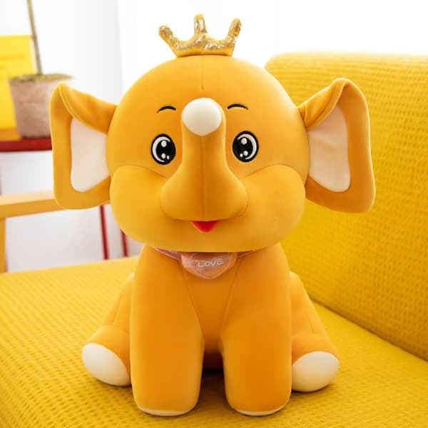 Pehmeä ja halautuva Big Ears pehmolelu norsulelu - 40 cm
