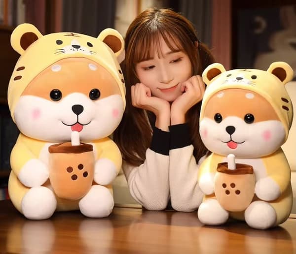 Mjuka Gosedjur Tecknad Shiba Inu - 60 cm