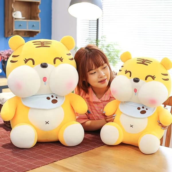 Söta Gosedjur Tiger Ungar - 25 cm