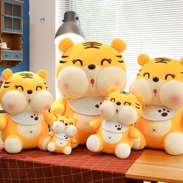 Søde Tøjdyr Tiger Kids - 45 cm