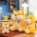 Miniatyrbillede 4 af 6: Søde Tøjdyr Tiger Kids - 45 cm