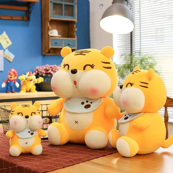 Søde Tøjdyr Tiger Kids - 45 cm