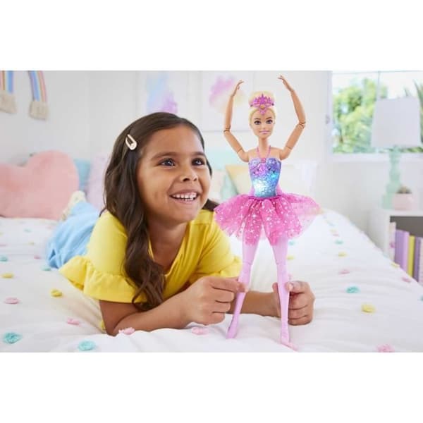 Barbie®-Dreamtopia Ballerina Sparkling Lights-Blond Doll HLC25
