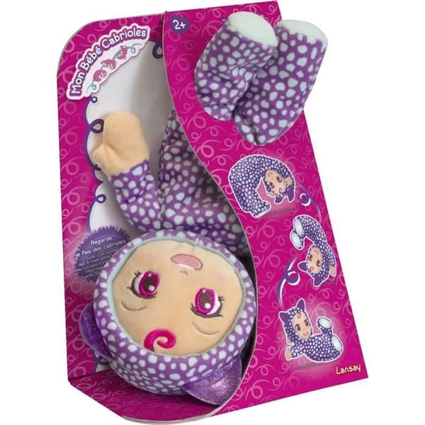 Mon Premier Bébé Cabrioles Baby Doll - Lansay - Random Model - 3 färger tillgängliga - Från 2 år
