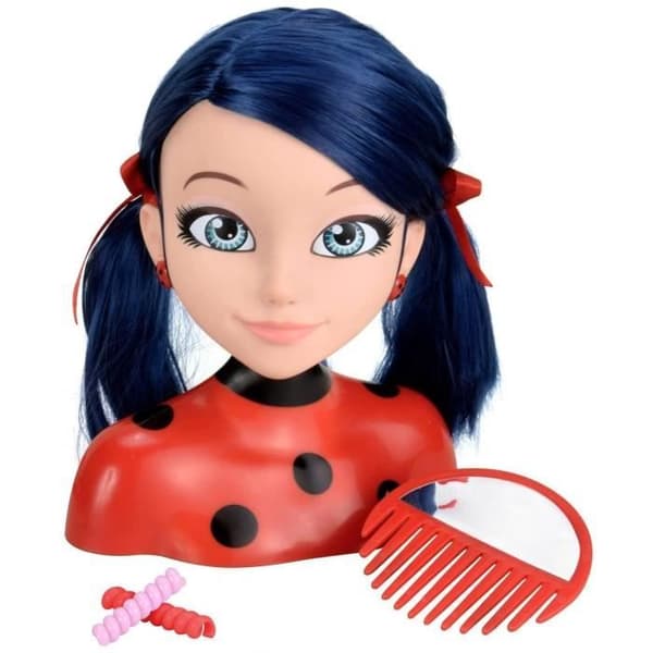 Miraculous Ladybug stylinghuvud - BANDAI - Röd - Miraculous licens - För barn från 4 år