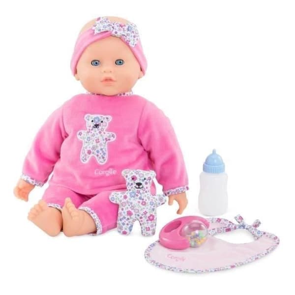 Stor interaktiv Lucille babydocka - COROLLE - Mon Grand Poupon - 42cm - Från 2 år
