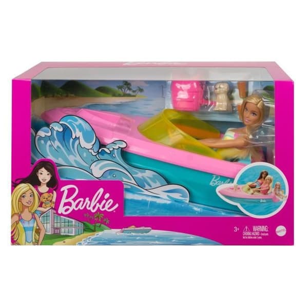 BARBIE Barbie och hennes båt