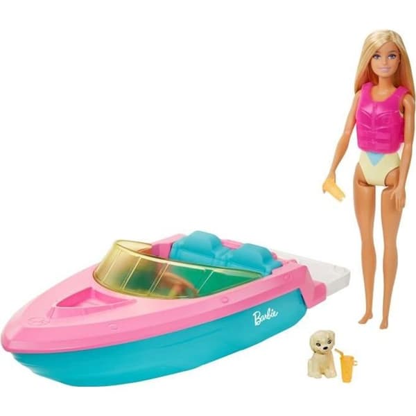 BARBIE Barbie och hennes båt