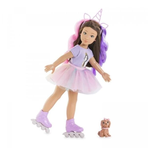 Corolle Girls modedocka Unicorn luna box - 28cm - Flerfärgad - 4 år - Beige - Barn
