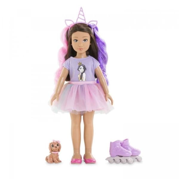 Corolle Girls modedocka Unicorn luna box - 28cm - Flerfärgad - 4 år - Beige - Barn