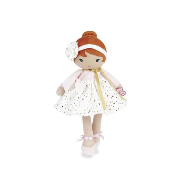 KALOO- Tendresse-My 1st Valentine K Tygdocka 32 cm, K963658, Rosa-Vit 2649