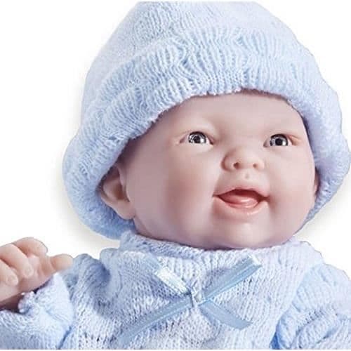 La Newborn Boutique Mini Doll - JC TOYS - Pojke - 38 cm - Realistiska och verklighetstrogna funktioner
